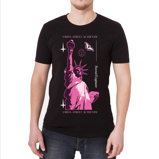 Social Engineer Vintage Graphic T-Shirt