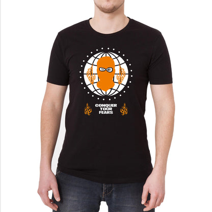Conquer Your Fears Vintage Graphic T-Shirt