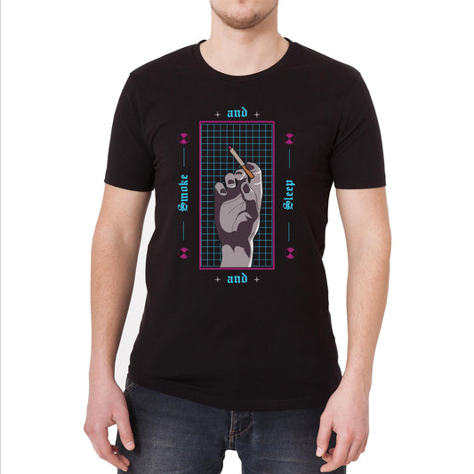 Smoke and Sleep Vintage Graphic T-Shirt