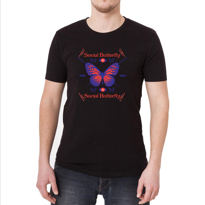 Social Butterfly Vintage Graphic T-Shirt