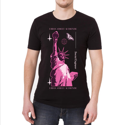 Social Engineer Vintage Graphic T-Shirt