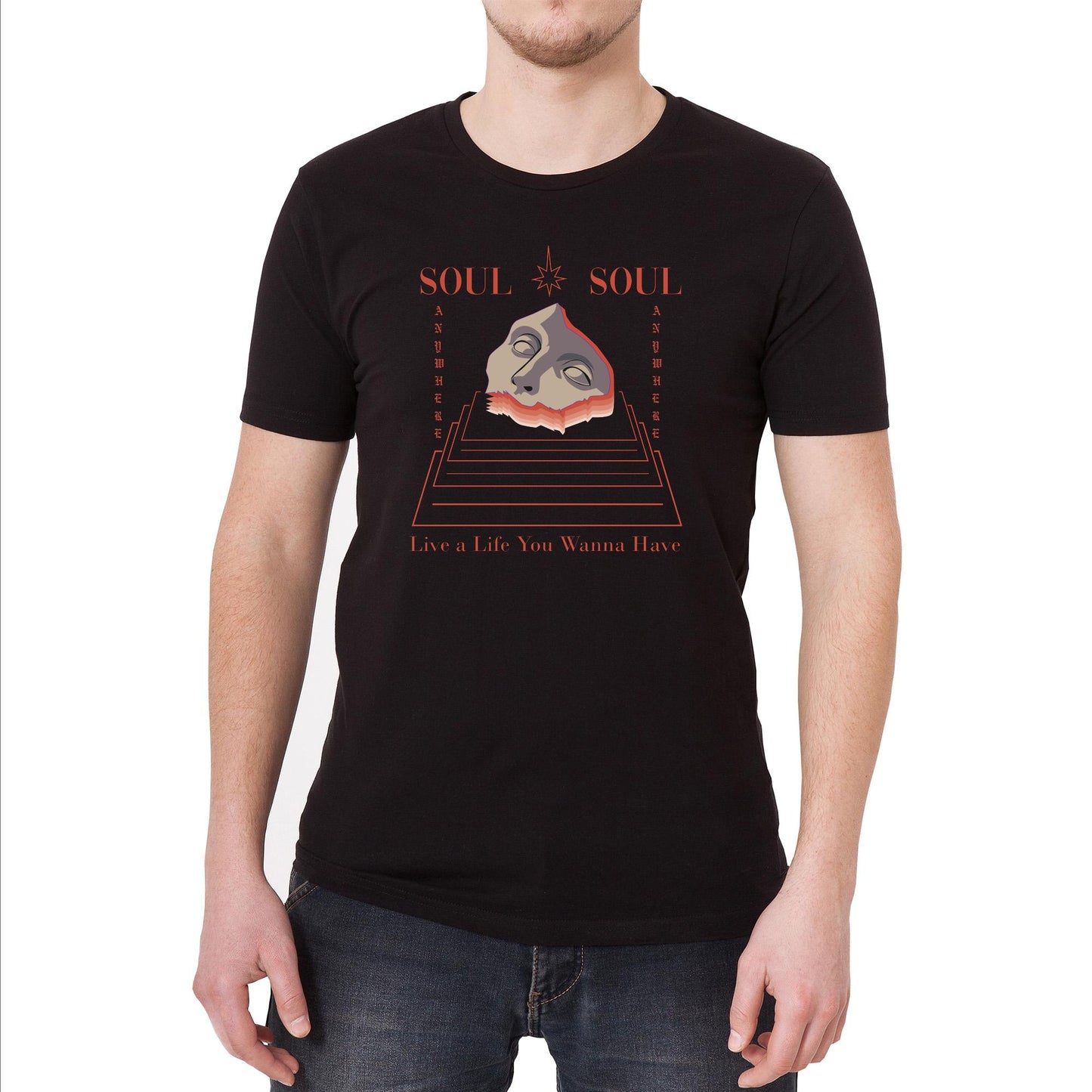 Soul Live a Life Vintage Graphic T-Shirt