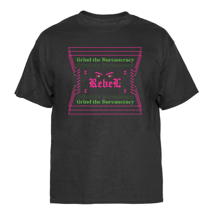 Grind the Bureaucracy Vintage Graphic T-Shirt