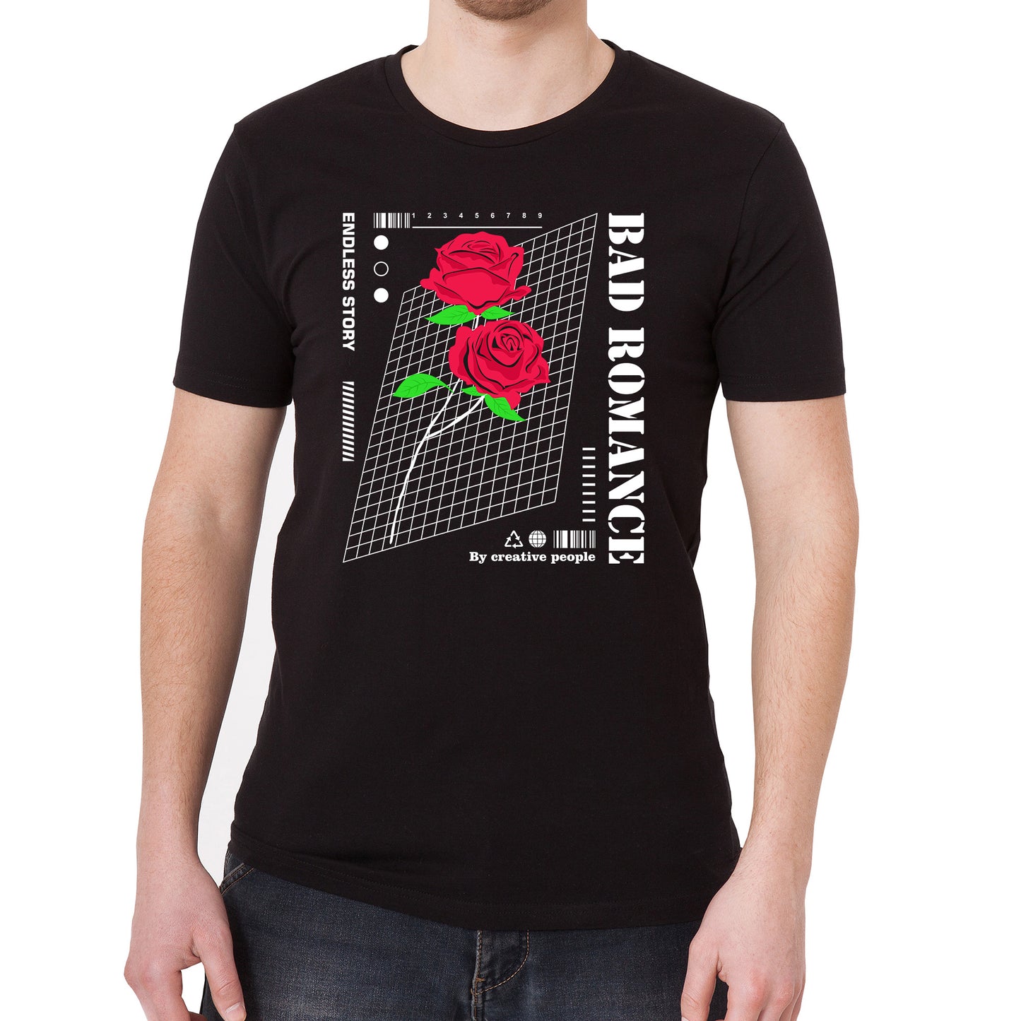 Bad Romance Graphic Tee Vintage Graphic T-Shirt